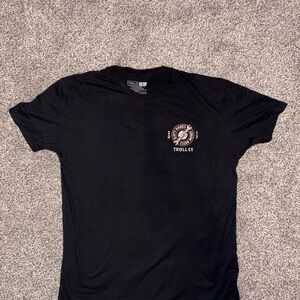 Troll Co Black Short Sleeve T-Shirt - Large